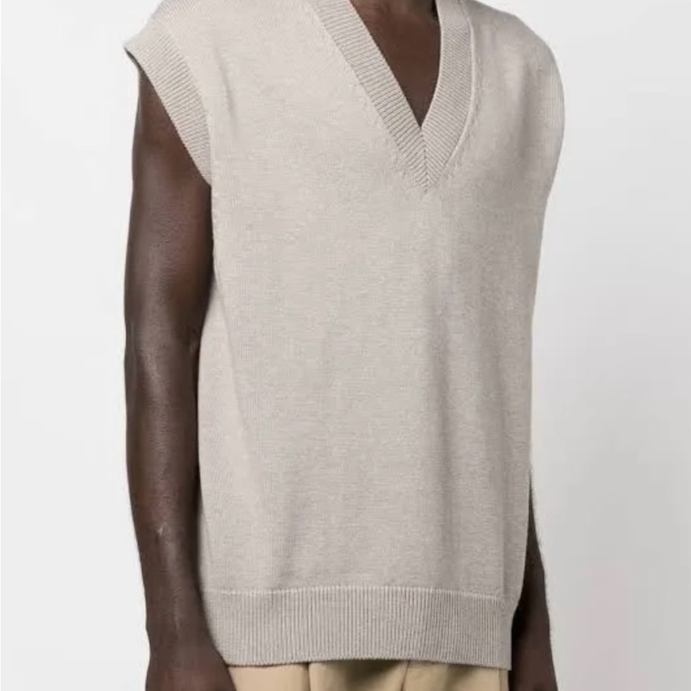 Studio Nicholson heavy knit men’s sweater vest - selling different color